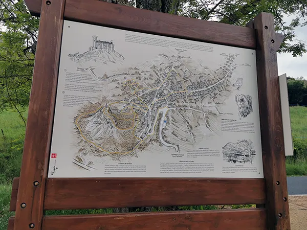 Panneau Butte de Nonette - Auvergne - Nosvacances