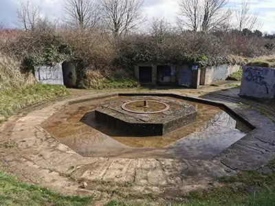 emplacement canon Batterie du Mont Canisy - Nosvacances